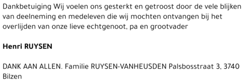 Henri RUYSEN