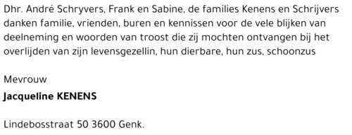 Jacqueline KENENS