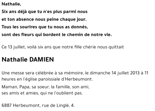 Nathalie DAMIEN