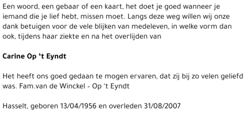 Carine Op 't Eyndt