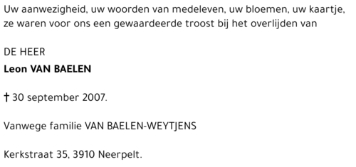 Leon Van Baelen