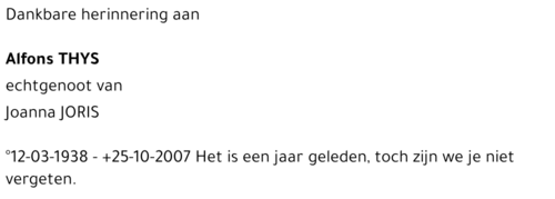 Alfons THYS