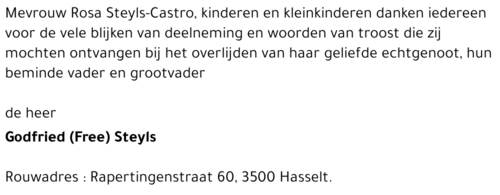 Godfried  (Free) STEYLS