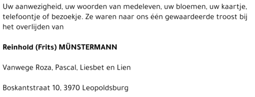 Reinhold (Frits) Münstermann