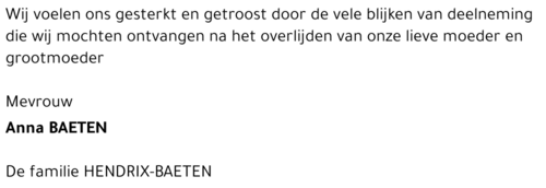 Annie BAETEN