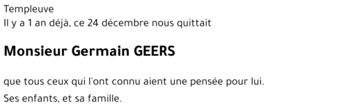 Germain GEERS