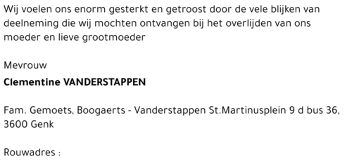 Clementine Vanderstappen
