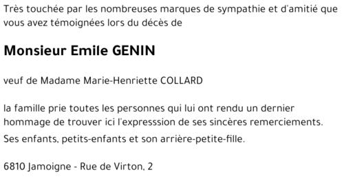 Emile GENIN