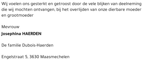 Josephina Haerden