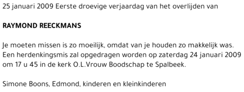 Raymond Reeckmans