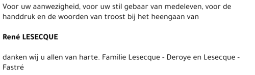 René Lesecque