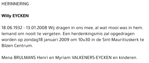Willy Eycken