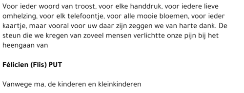 Félicien (Flis) PUT
