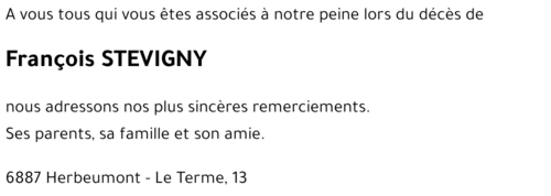 François STEVIGNY