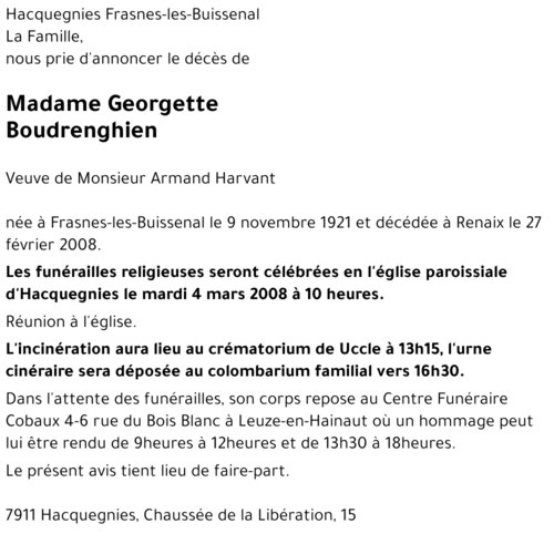Georgette Boudrenghien