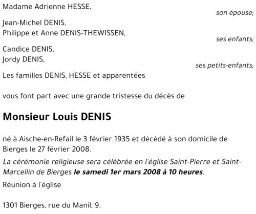 Louis DENIS