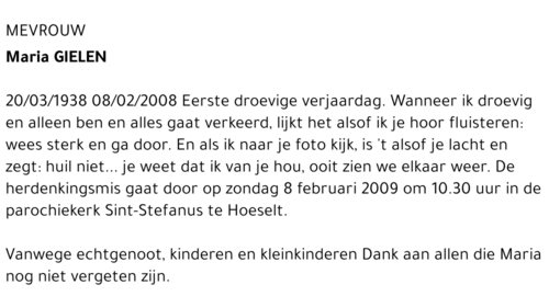 Maria GIELEN