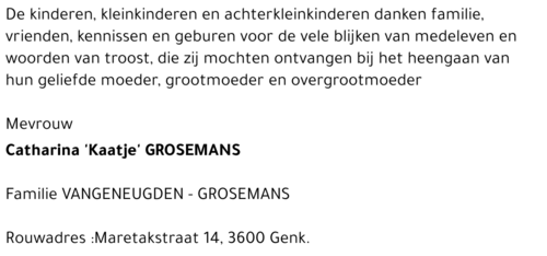 Catharina GROSEMANS