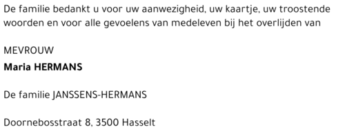 Maria Hermans
