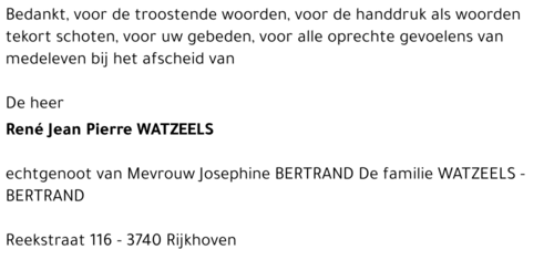 René Jean Pierre Watzeels