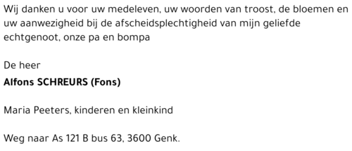 Alfons SCHREURS