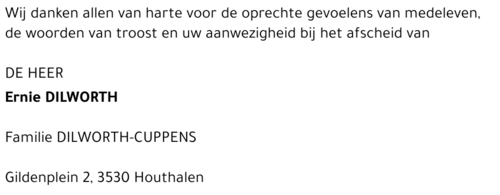 Ernie Douglas Dilworth