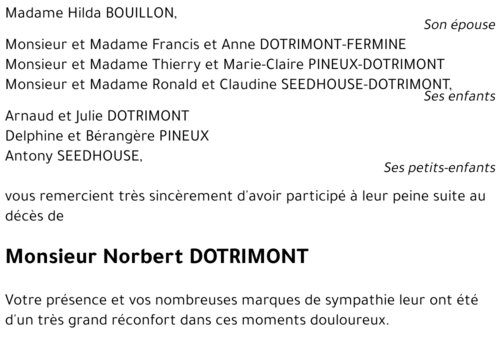 Norbert DOTRIMONT