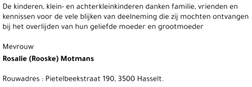 Rosalie Motmans