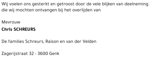 Chris SCHREURS