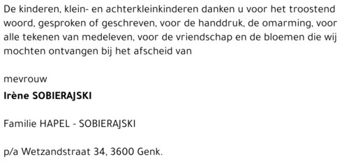 Irène SOBIERAJSKI