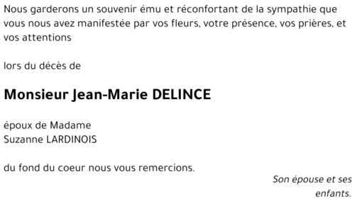 Jean-Marie DELINCE
