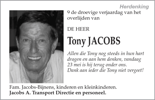 Tony JACOBS