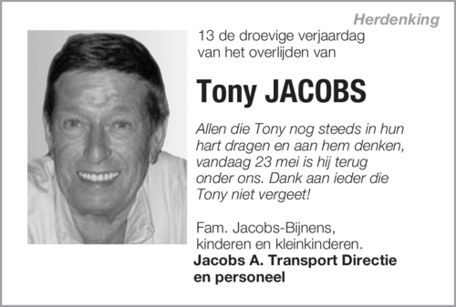 Tony JACOBS