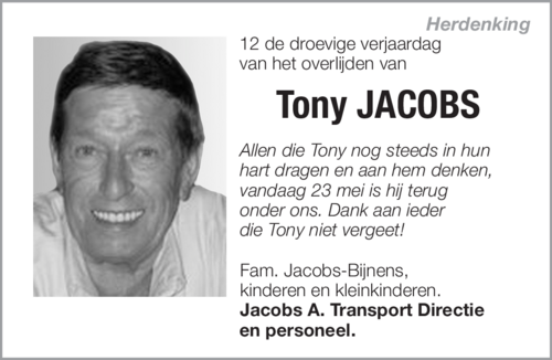 Tony JACOBS