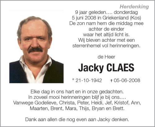 Jacky Claes