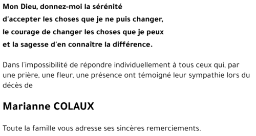 Marianne COLAUX