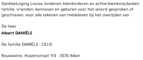 Albert DANIELS