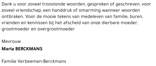 Maria Berckmans