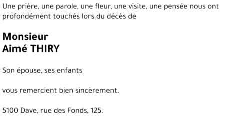 Aimé THIRY