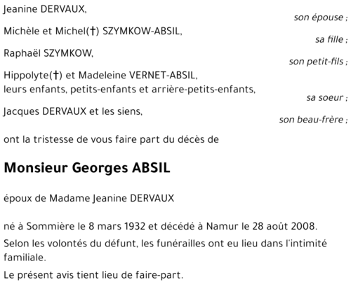Georges ABSIL