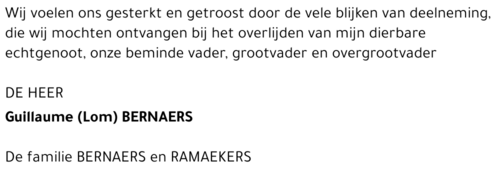 Guillaume Lom Bernaers