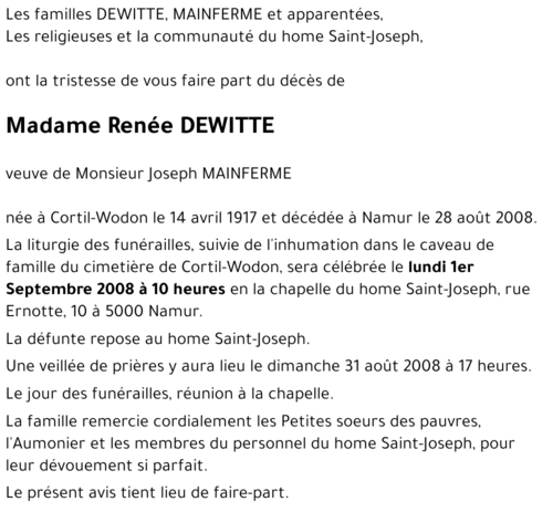 Renée DEWITTE