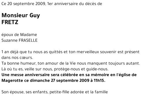 Guy FRETZ