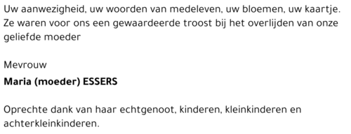 Maria Essers