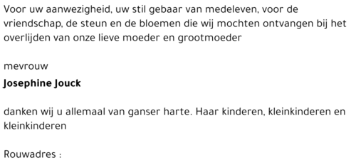 Josephine JOUCK