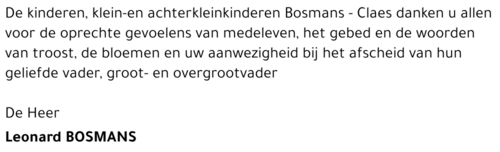 Leonard Bosmans