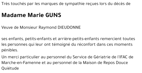 Marie GUNS