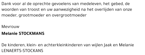 Melanie Stockmans