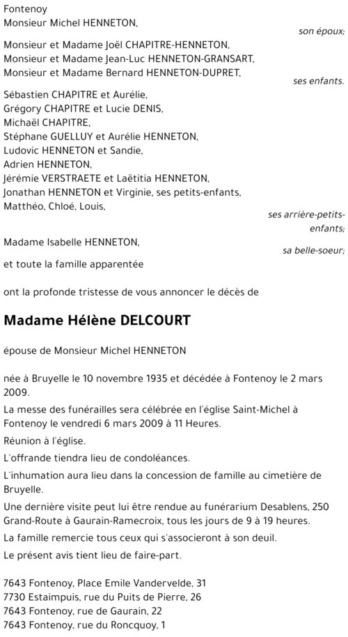 Hélène DELCOURT