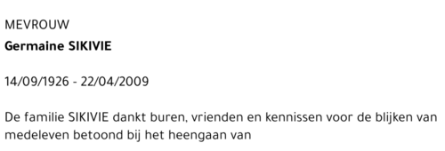 Germaine Sikivie